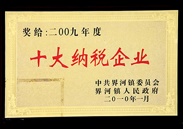 十大納稅企業